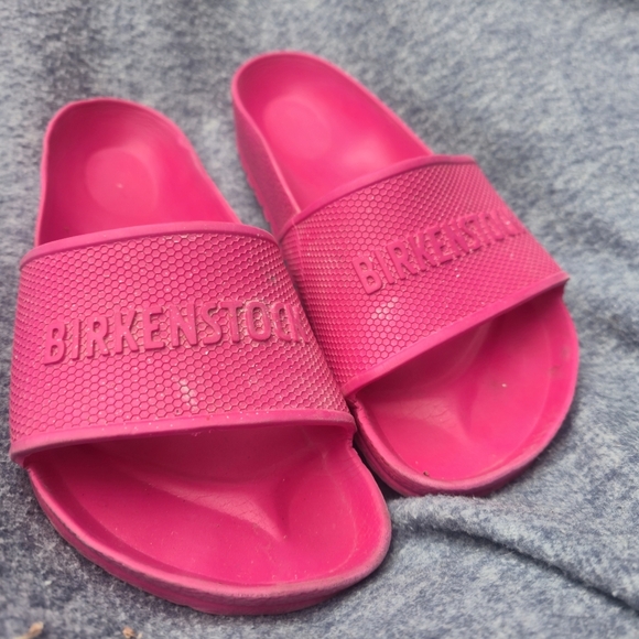 Birkenstock Women's Barbados EVA Sandals Hot Pink Size US 5/5.5 EU 36 Slip Ons - Picture 2 of 6